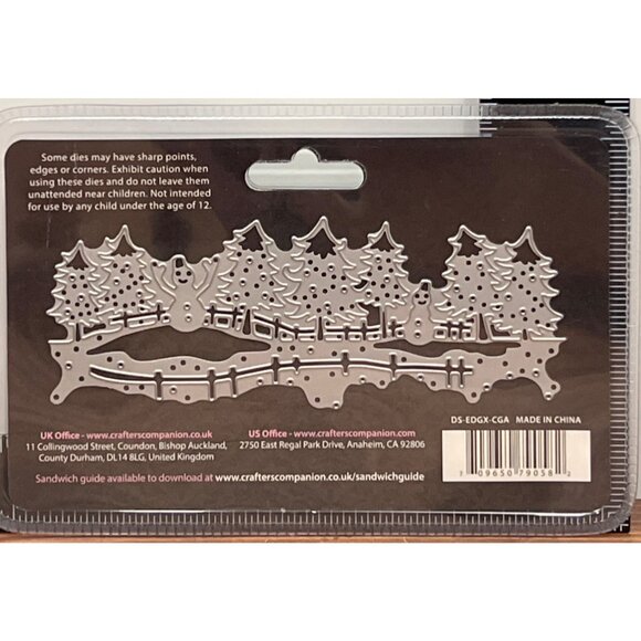 DS-EDGX-CGA Diesire Edgeables Metal Die Christmas Garden CRAFTERS COMPANION - Picture 2 of 3